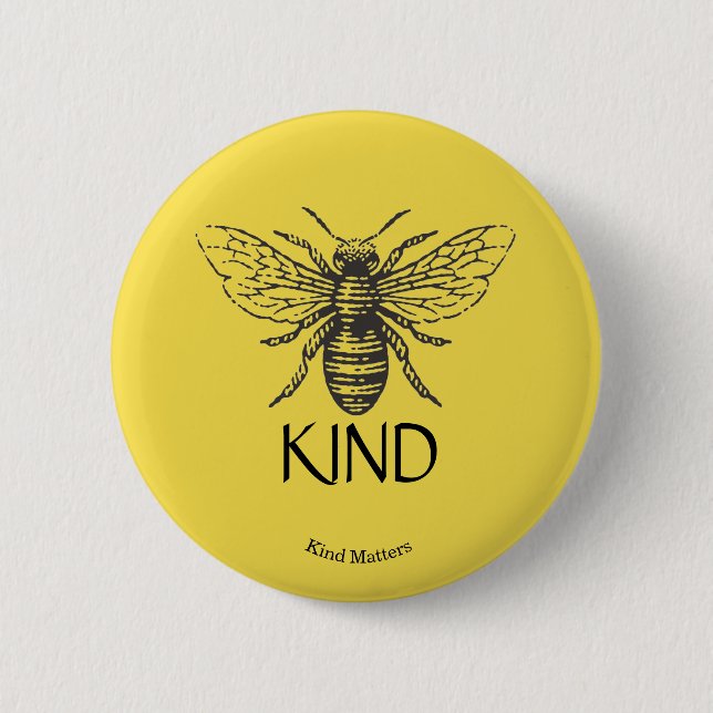 Bee kind button (Front)
