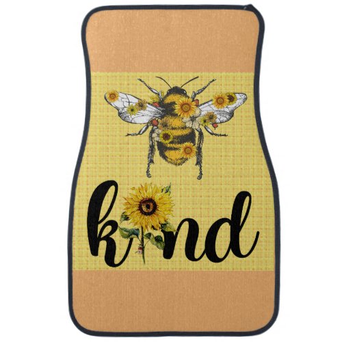 Bee Kind Car Floor Mat