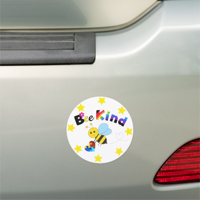 Bee Kind Car Magnet (In Situ)