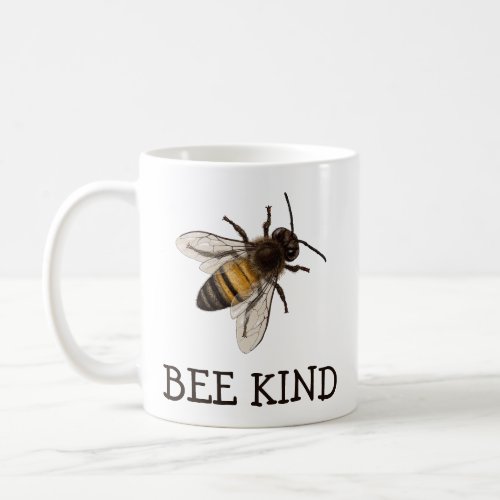 bee kind coffee mug