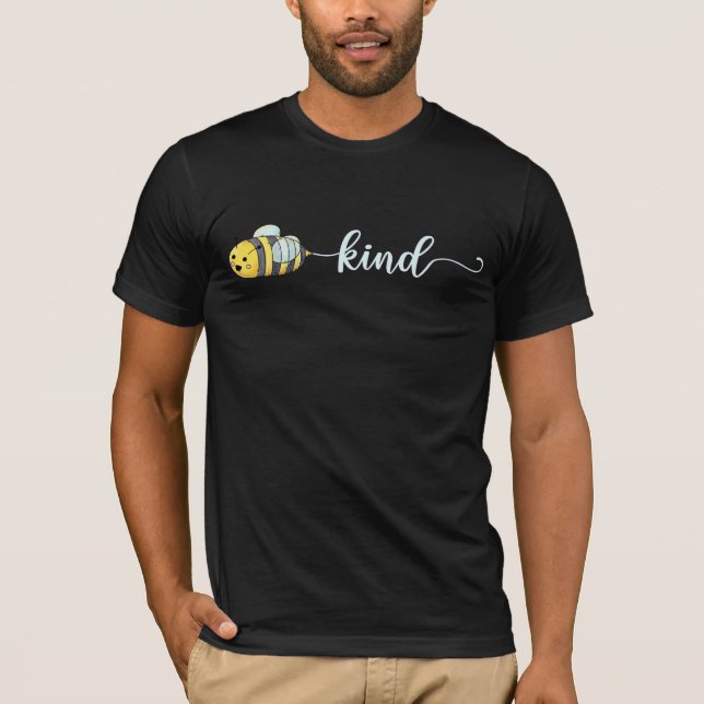 Bee Kind Cute Insect Nature Awareness Beekeeper T-Shirt (Front)