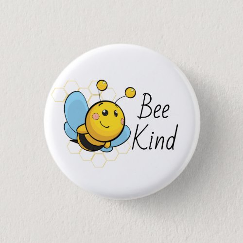 Bee Kind Cute Pinback Button