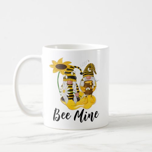 Bee Kind Gnome Customizable Sunflower Mug