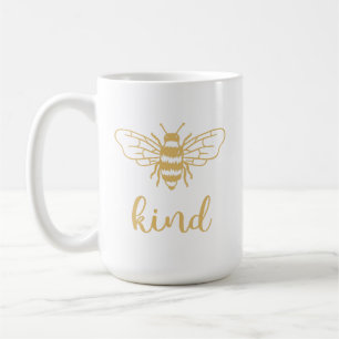 Bee Kind Gold Coffee Mug