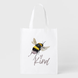 Bee Kind Grocery Bag