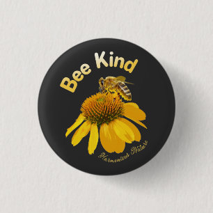 Bee Kind - Harmonious Nature Button