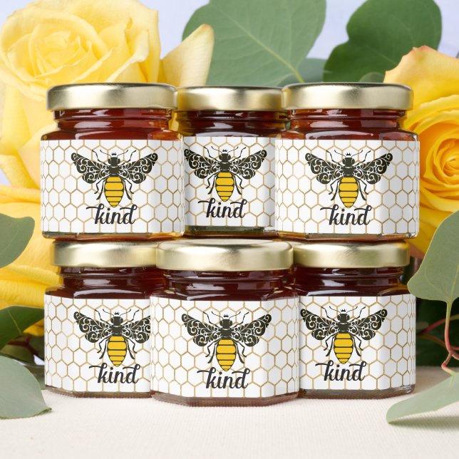 Bee Kind Honey Jar Favors (Insitu)