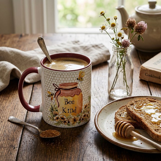 Bee kind honey pot mug (Creator Uploaded)