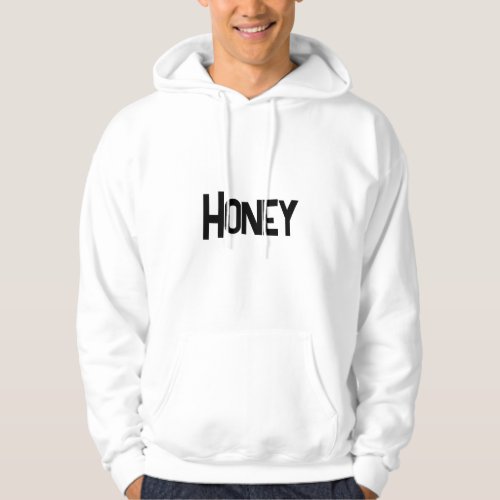 Bee Kind Honey Word Printed T_Shirt Hoodie