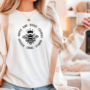 Bee Kind Inspirational Positive Kindness Quote T-Shirt