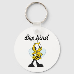 Bee kind keychain