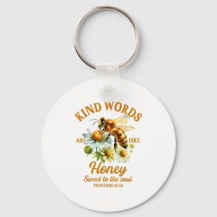 Bee Kind Kindness Motivational Kind Words Are Like Keychain