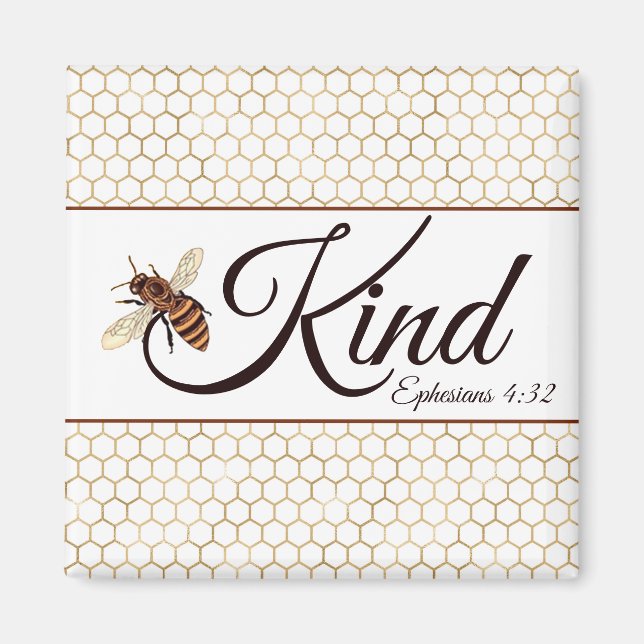 Bee kind   magnet (Front)