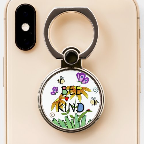 Bee Kind Nature Phone Ring Stand