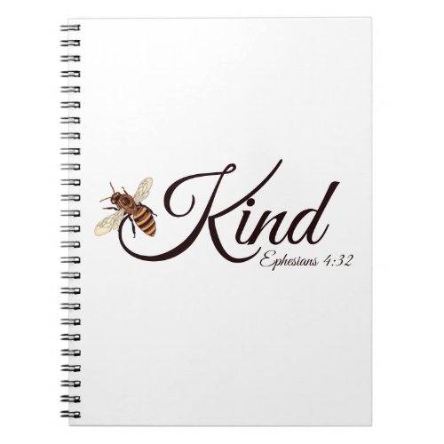 Bee kind   notebook