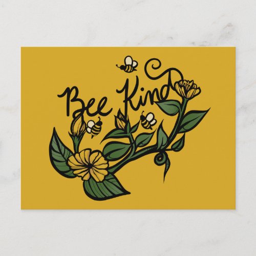 Bee Kind Postcard