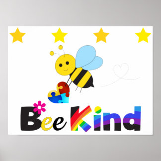 Bee Kind Poster