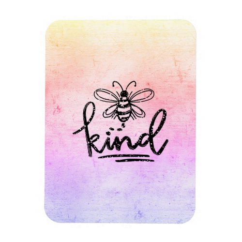 Bee Kind Rainbow Ombre Magnet