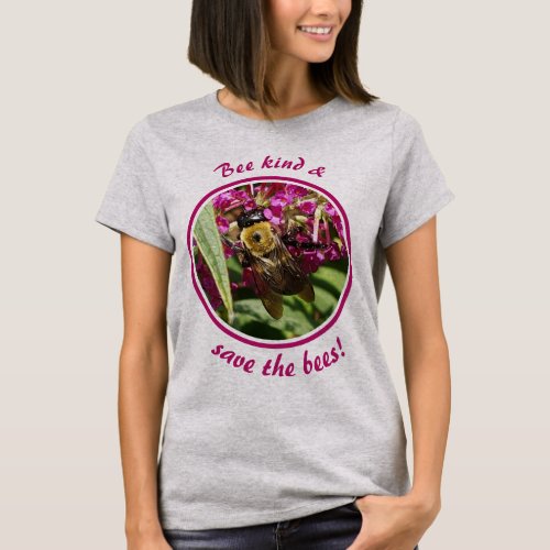 Bee Kind  Save the Bees Funny T_Shirt