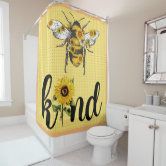 Bee Kind Collection Bath Curtain