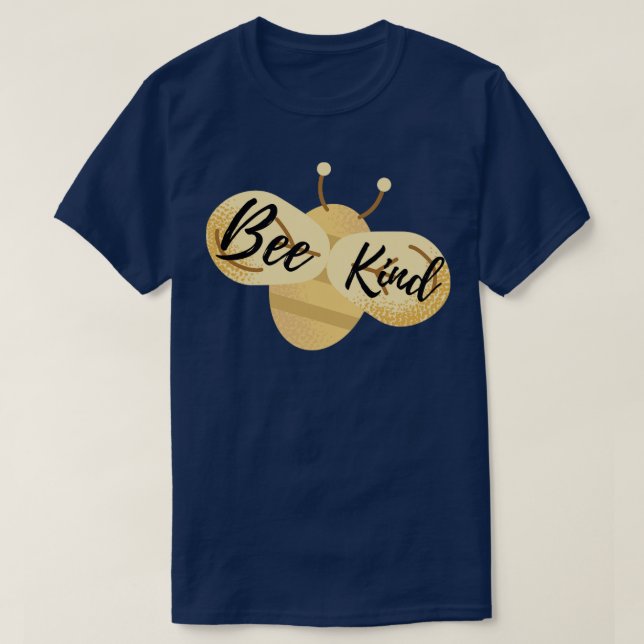 Bee Kind Smile T-Shirt (Design Front)
