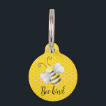 Bee Kind Stethoscope ID Tag<br><div class="desc">A unique way to decorate and identify your stethoscope! This personalized ID tag is not only a charming accessory but will make it easier to find your stethoscope if it's misplaced. Great gift for your favorite nurse,  physician,  vet tech,  medical assistant or student!</div>