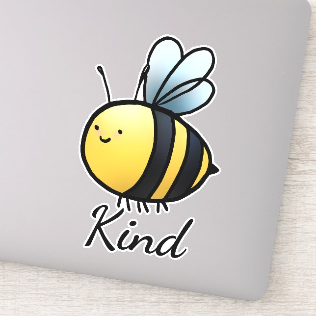 "Bee" Kind Sticker (Detail)