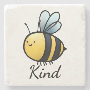 "Bee" Kind Stone Coaster