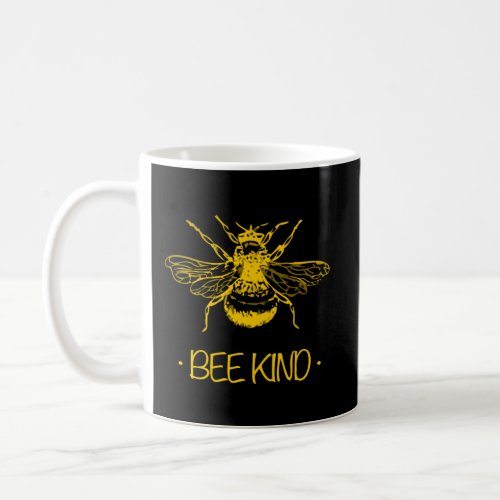 Bee Kind Summer Be Kind Feminist Nature Yellow Wom Coffee Mug