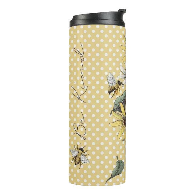 Bee Kind  Thermal Tumbler (Rotated Left)