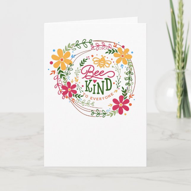 Bee Kind to Everyone Card (Front)