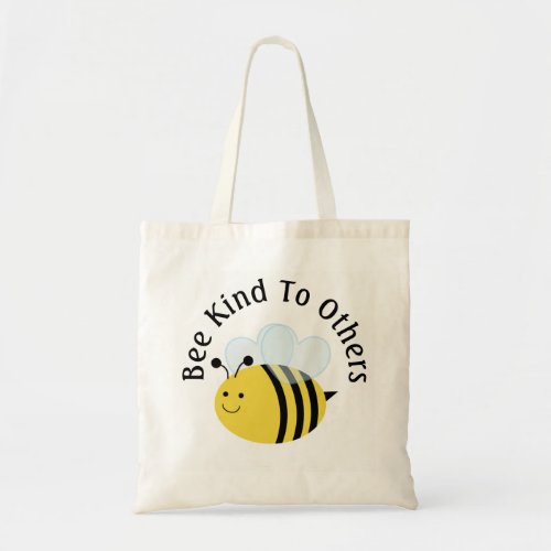 Bee Kind To Others Bumblebee Tote Bag