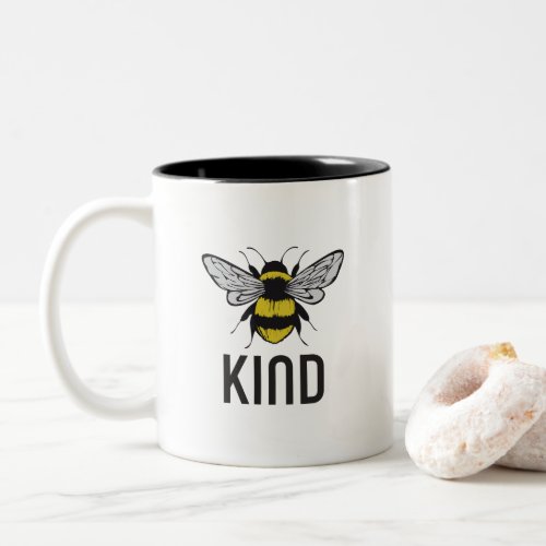 Bee Kind  Two_Tone Coffee Mug