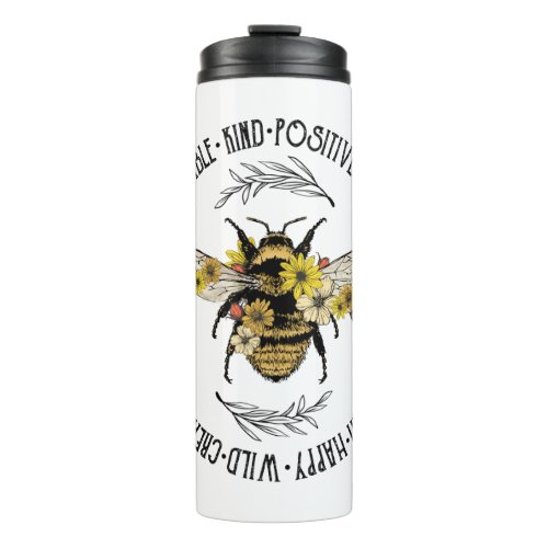 Bee Kind Vintage Sublimation Thermal Tumbler