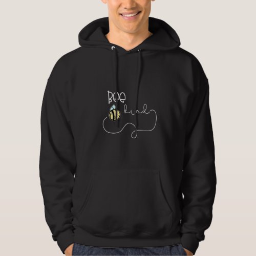 BEE KIND with Cute Bumble Bee Teacher   Hoodie