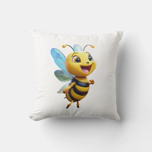 Bee Kingdom Throw Pillow