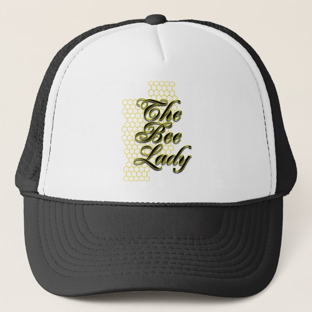 bee lady trucker hat (Front)