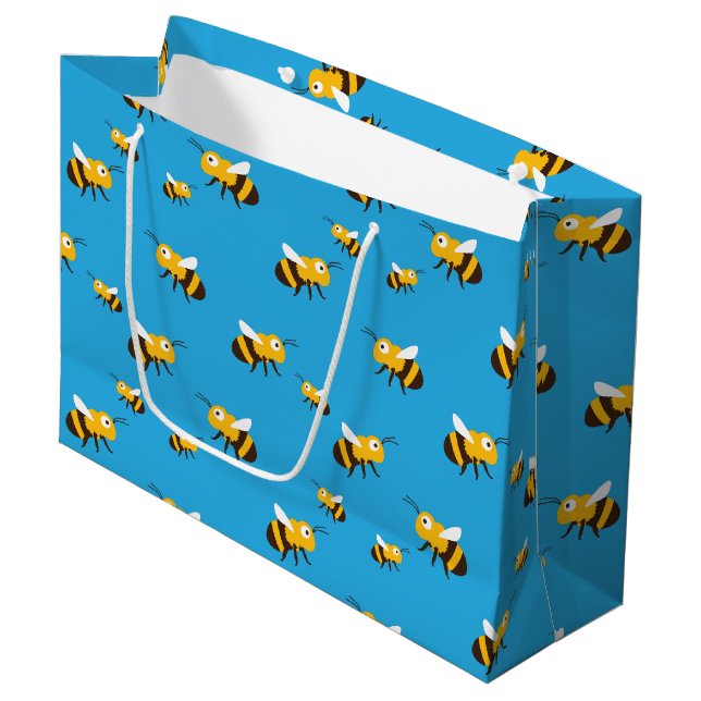 Bee Large Gift Bag (Front Angled)