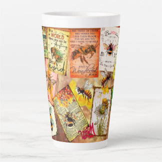 Bee Large Latte Mug