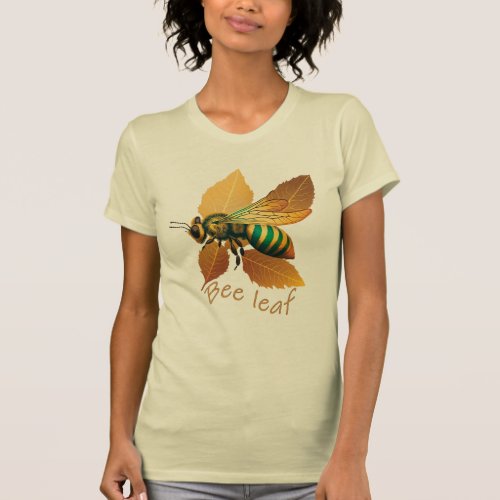 Bee leaf t_shirt