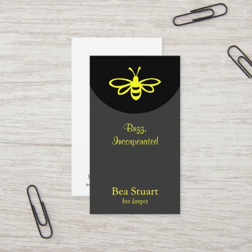 Bee [lemon] business card templates
