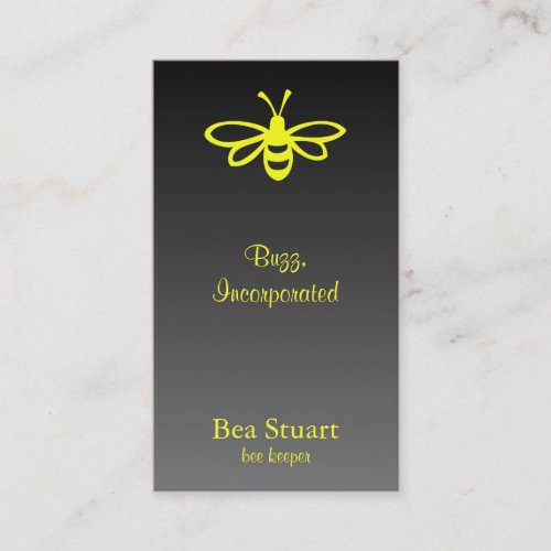 Bee [lemon] Gradient Business Card