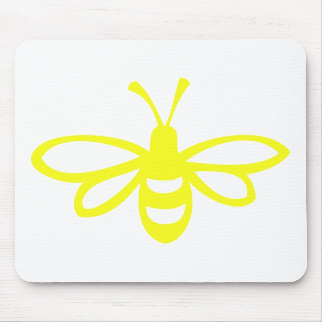 Bee [lemon] mouse pad (Front)