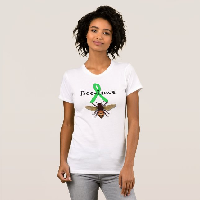 Bee-Lieve Honey Bee Cute  Lyme Shirt (Front Full)