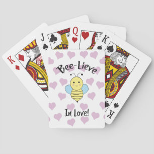 Bee Lieve In Love Poker Cards