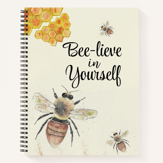 Bee-lieve Notebook (Front)