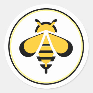 BEE logo for sales or pleasure Classic Round Sticker