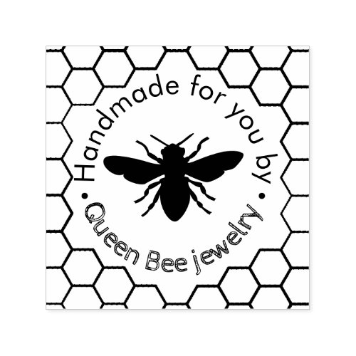 bee logo self_inking stamp