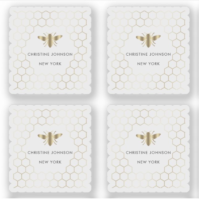 bee logo sticker (Front)