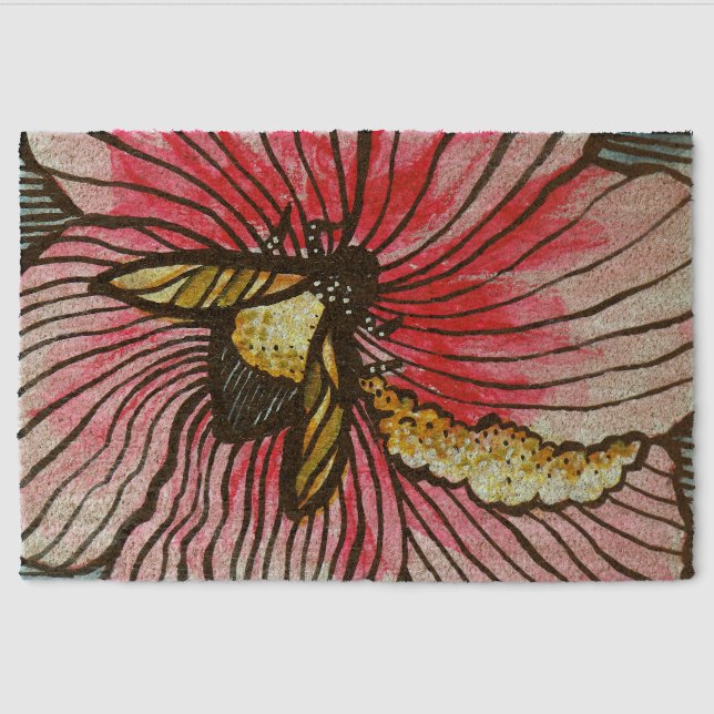 Bee Love                                           Fiber Doormat (Front)